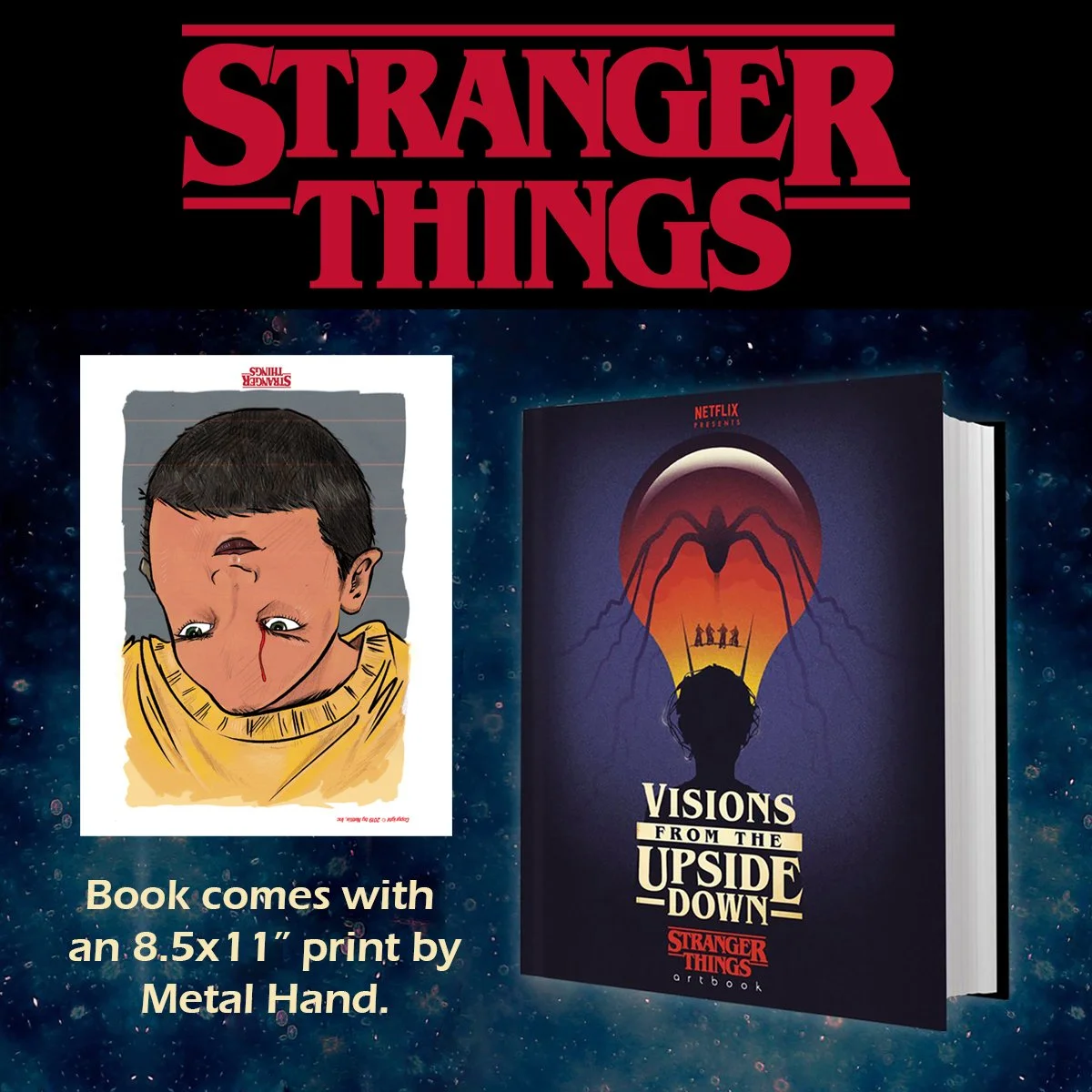 Stranger Things: Visions From The Upsidedown Artbook — art of